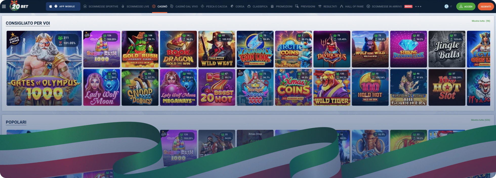20Bet I Migliori Giochi Da Casinò